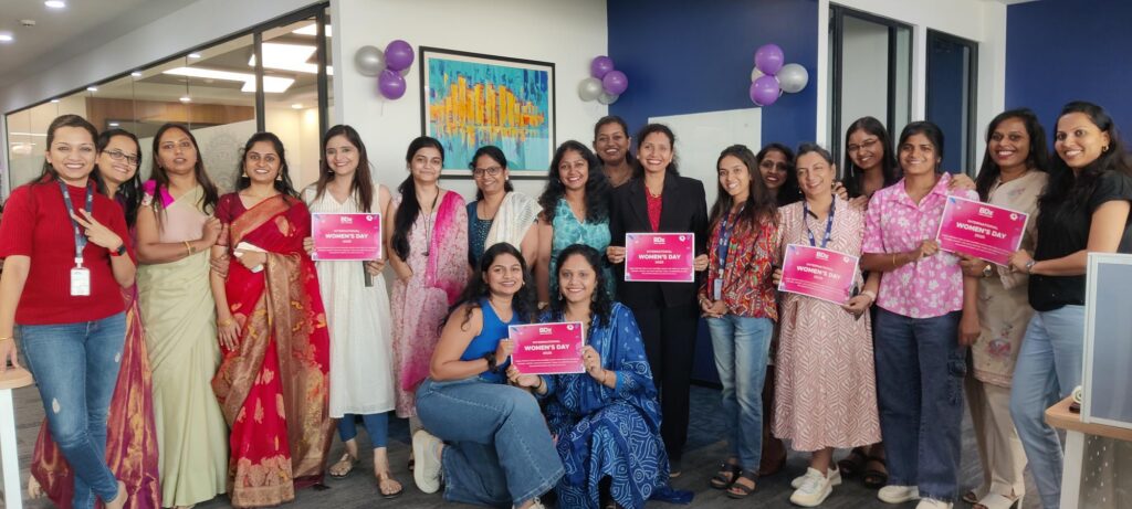 BDx India team celebrating International Women's Day